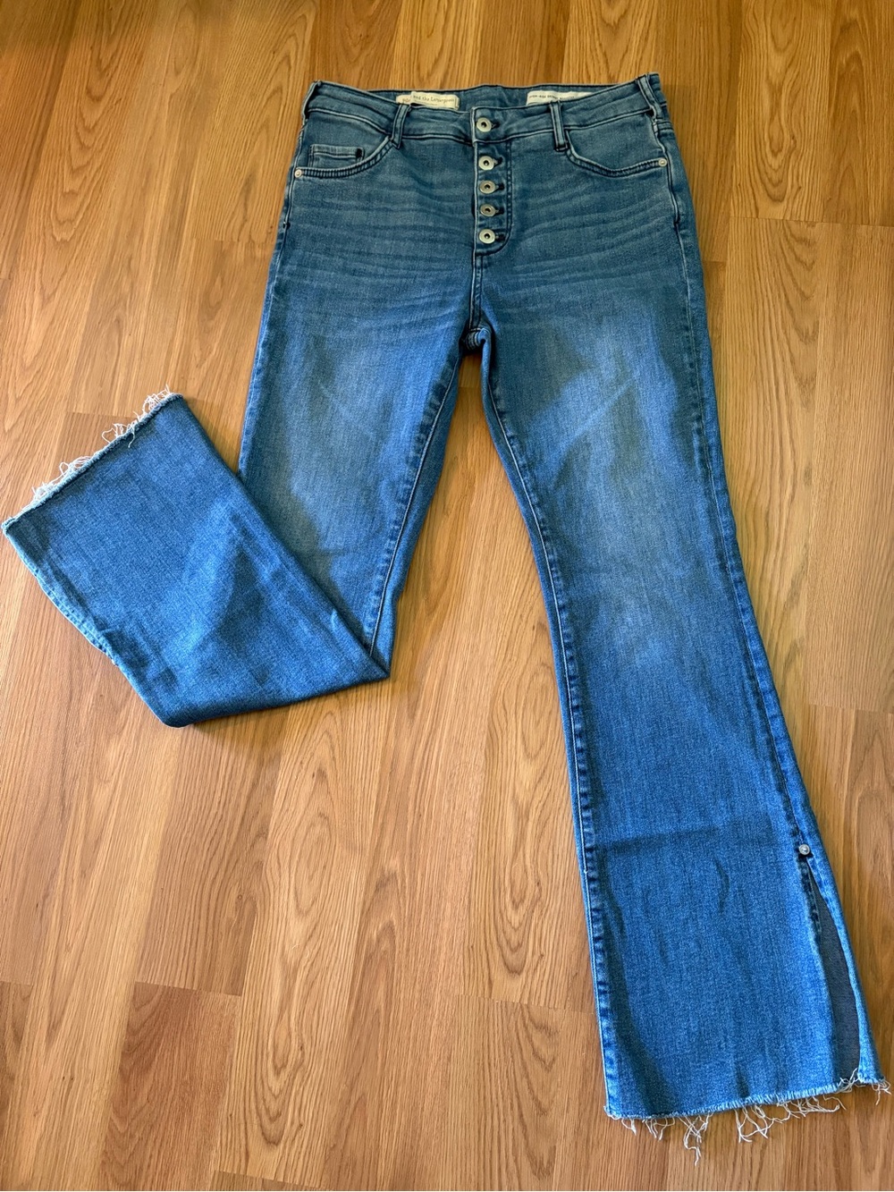 Anthropologie’s Pilcro and the Letterpress High-Rise Skinny Bootcut Jeans Sz 29 - Picture 4 of 10